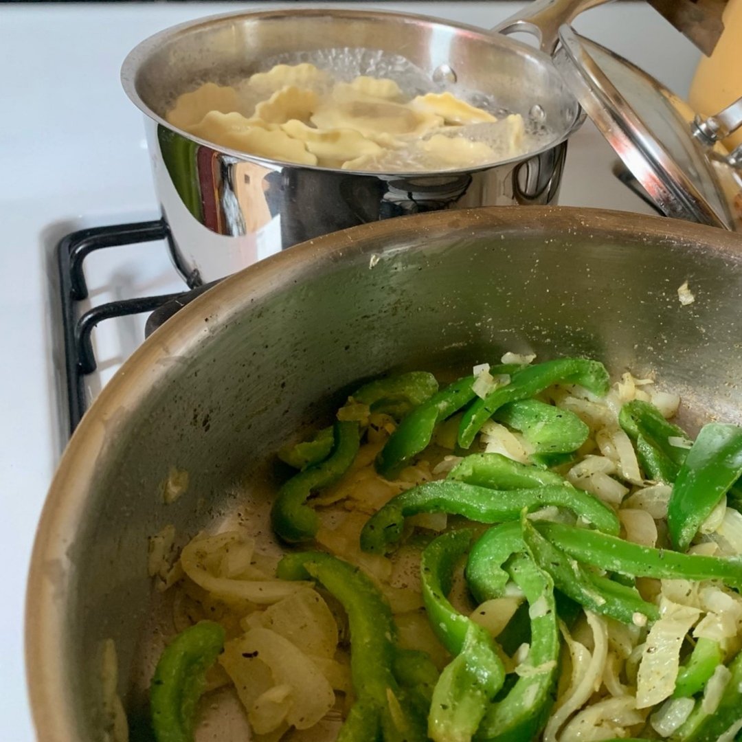 Meatless Friday Veggie and Mushroom Ravioli